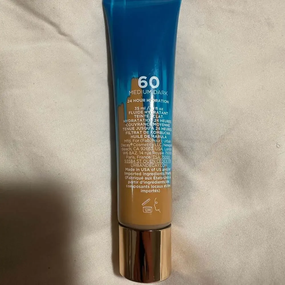 Urban Decay Shade 50 Stay Naked Hydromaniac Tinted Glow Hydrator Foundation